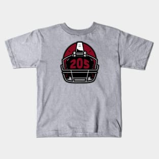 Retro Football Helmet 205 Area Code Tuscaloosa Alabama Football Kids T-Shirt